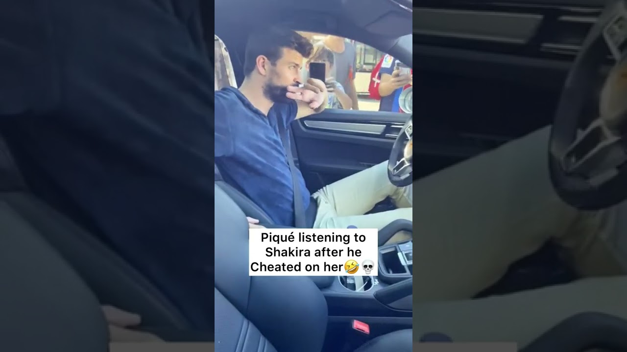 Piqu&eacute; listening to shakira after he cheated on her 🤣😱 #viral #pique #piquecheating #shakira #2022