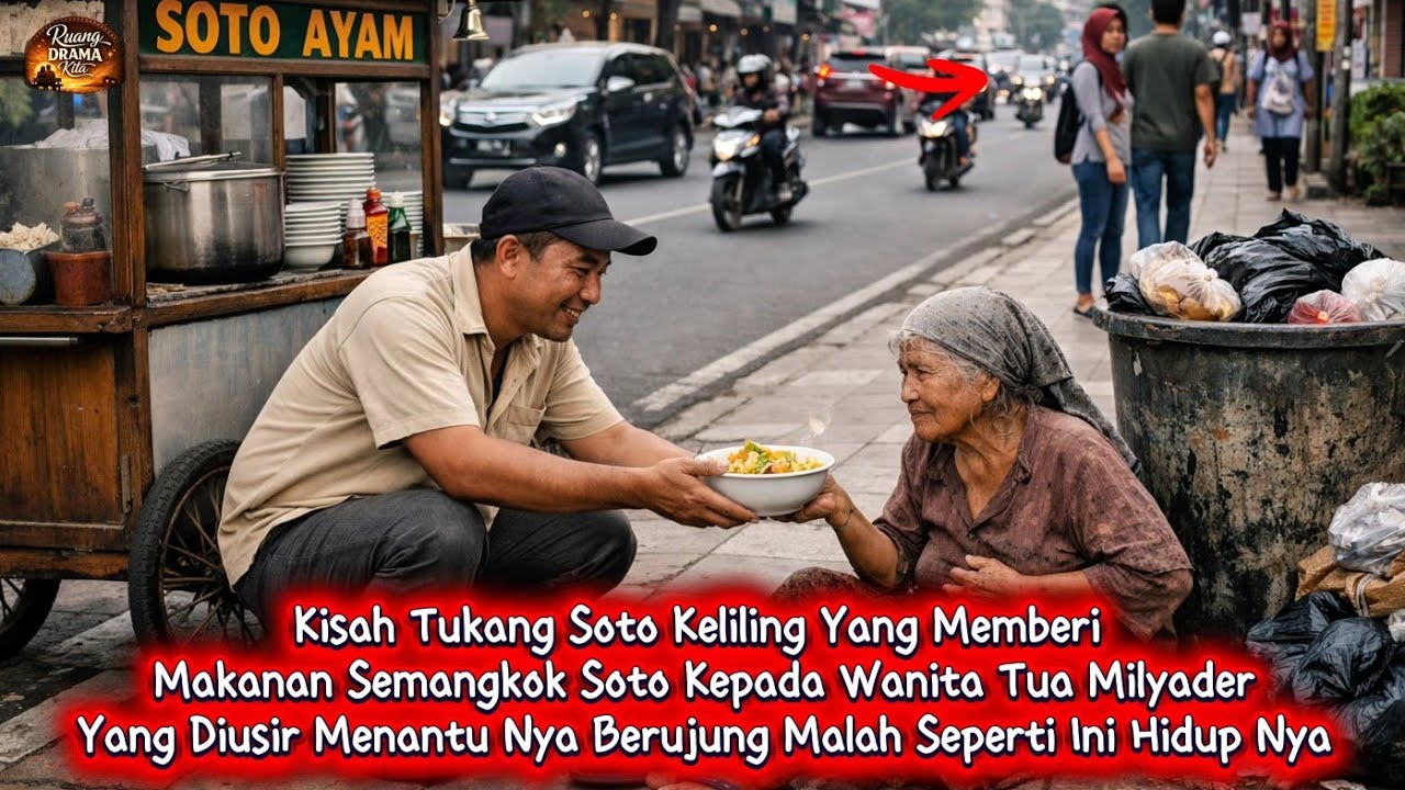 Nenek Milyader Yang Diusir Menantu Nya , Minta Semangkok Soto Pembayaran Nya Buat Orang Merinding