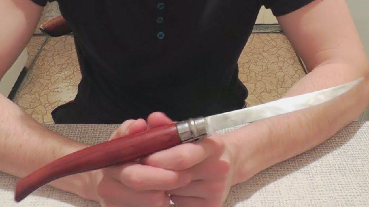Про кухонный нож Opinel 15 Effile bubinga