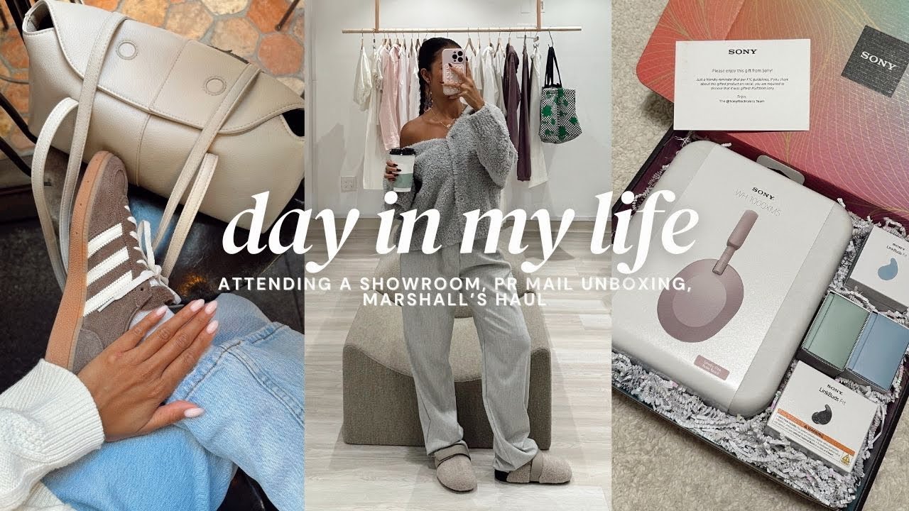 VLOG | showroom, Marshalls haul, come with me to the grocery store, PR mail unboxing