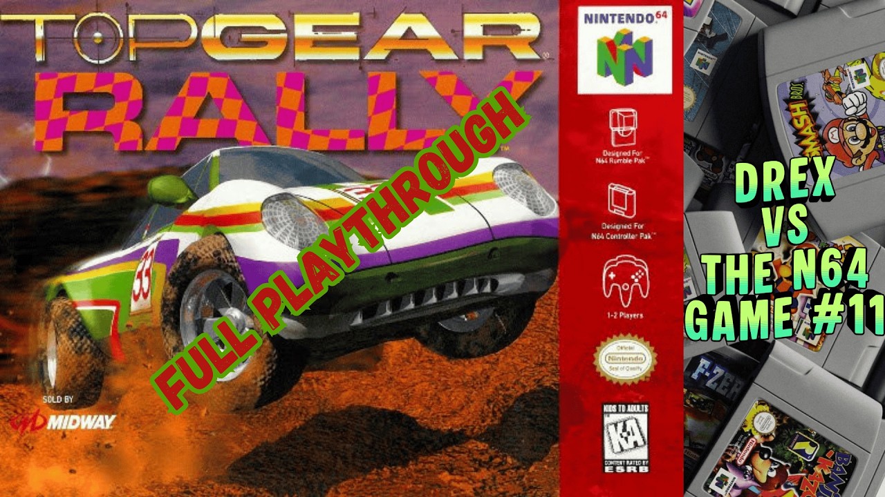 Top Gear Rally - Nintendo 64 - Full Playthrough #gaming #retrogaming #n64 #n64games #longplay