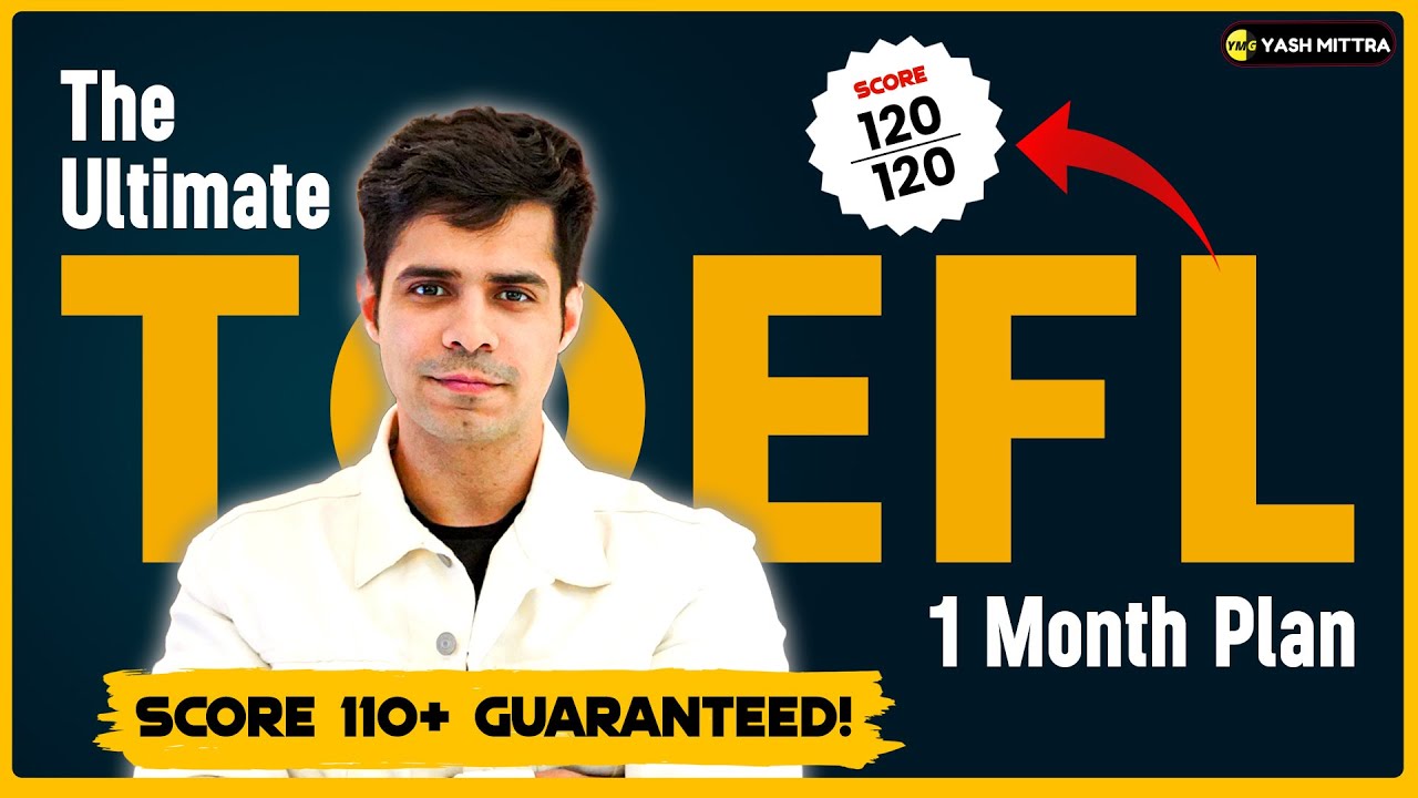 TOEFL Complete Prep Plan (1 Month) | Daily Schedule & Study Material | No coaching Needed