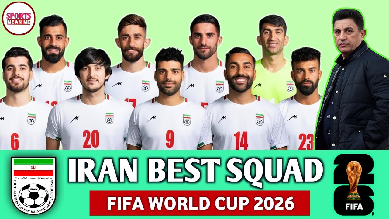 IRAN 🇮🇷  BEST SQUAD | FIFA World Cup 2026 | Iran potential Starting XI for World cup
