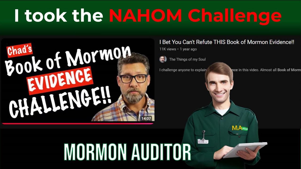 I took the Nahom Challenge - Mormon Auditor E08