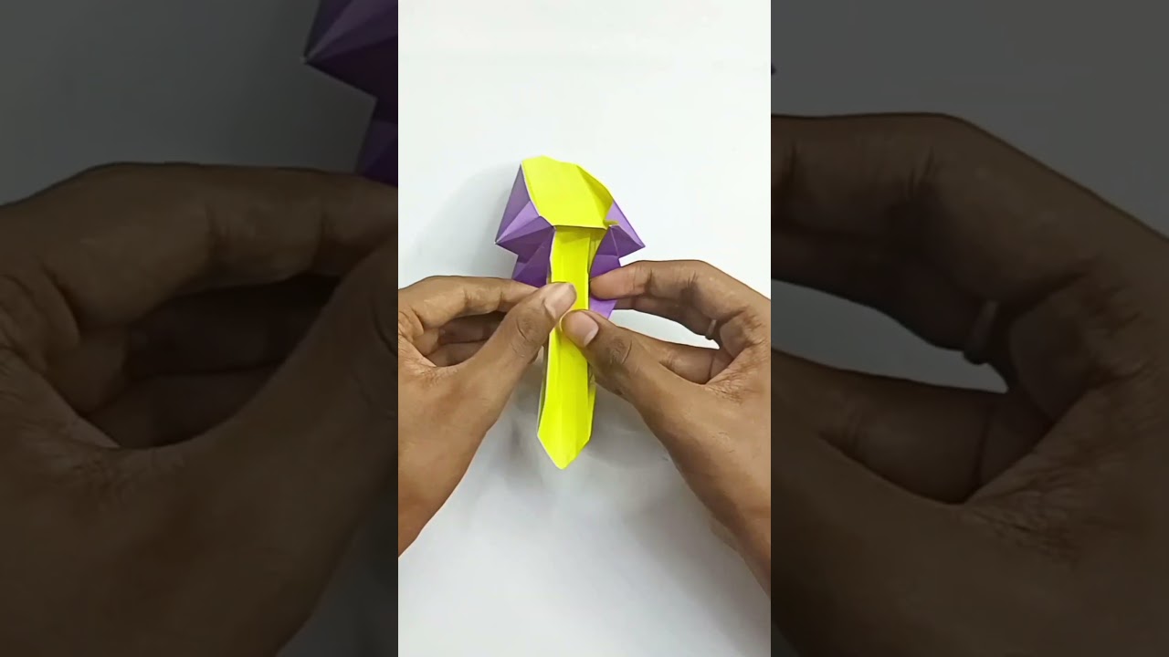 making an origami eastern dragon🐉 #origamidragon #origamianimal #origami