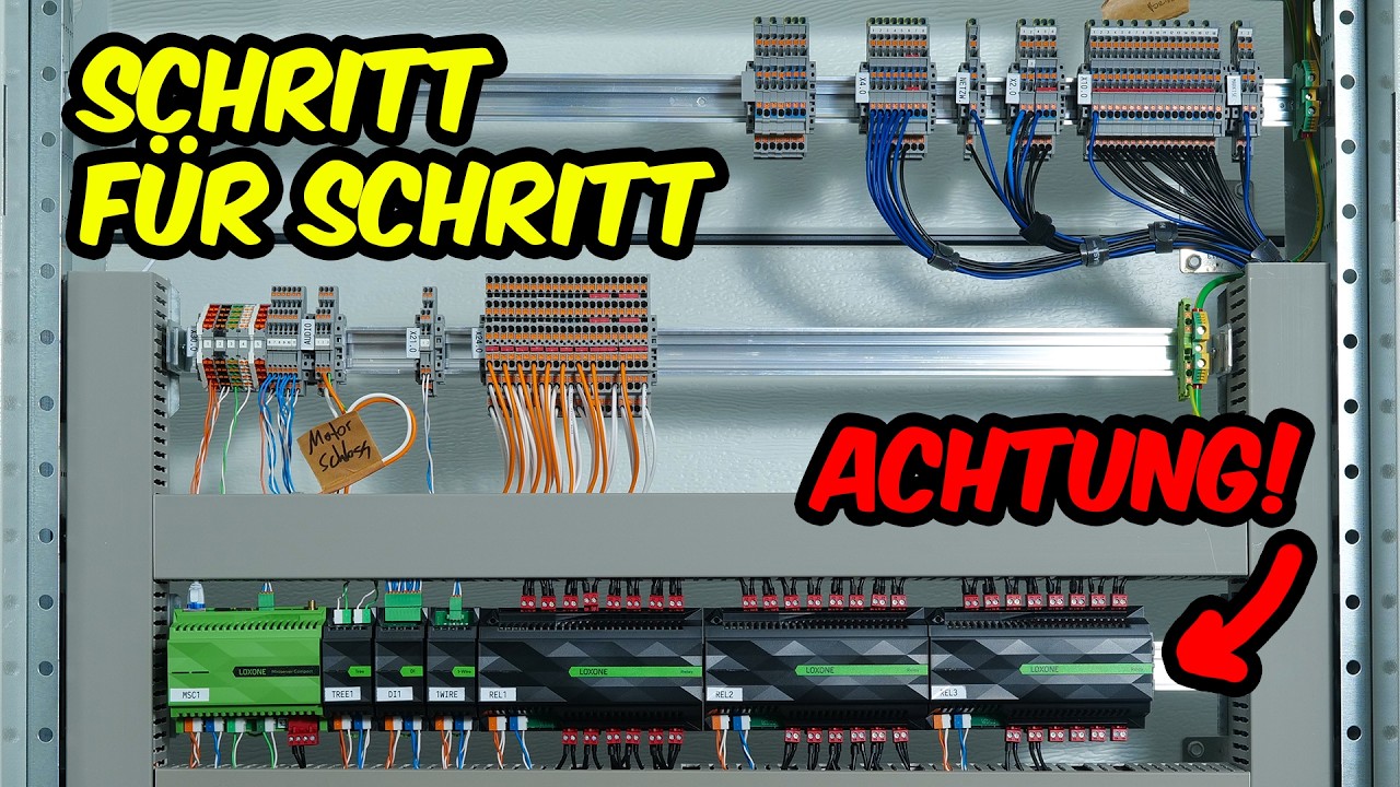 Der perfekte #loxone Verteiler: Aufbau, Verdrahtung & Praxistipps 🔥
