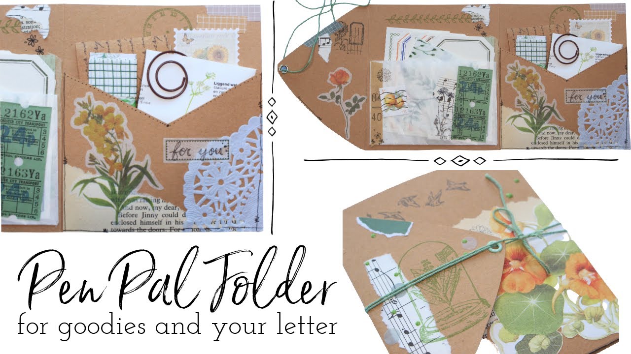 DIY Pen Pal Folder for your Letter and Goodies | Snail Mail Ideas