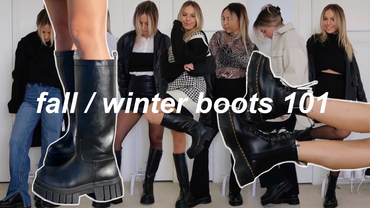 how to style boots for fall & winter