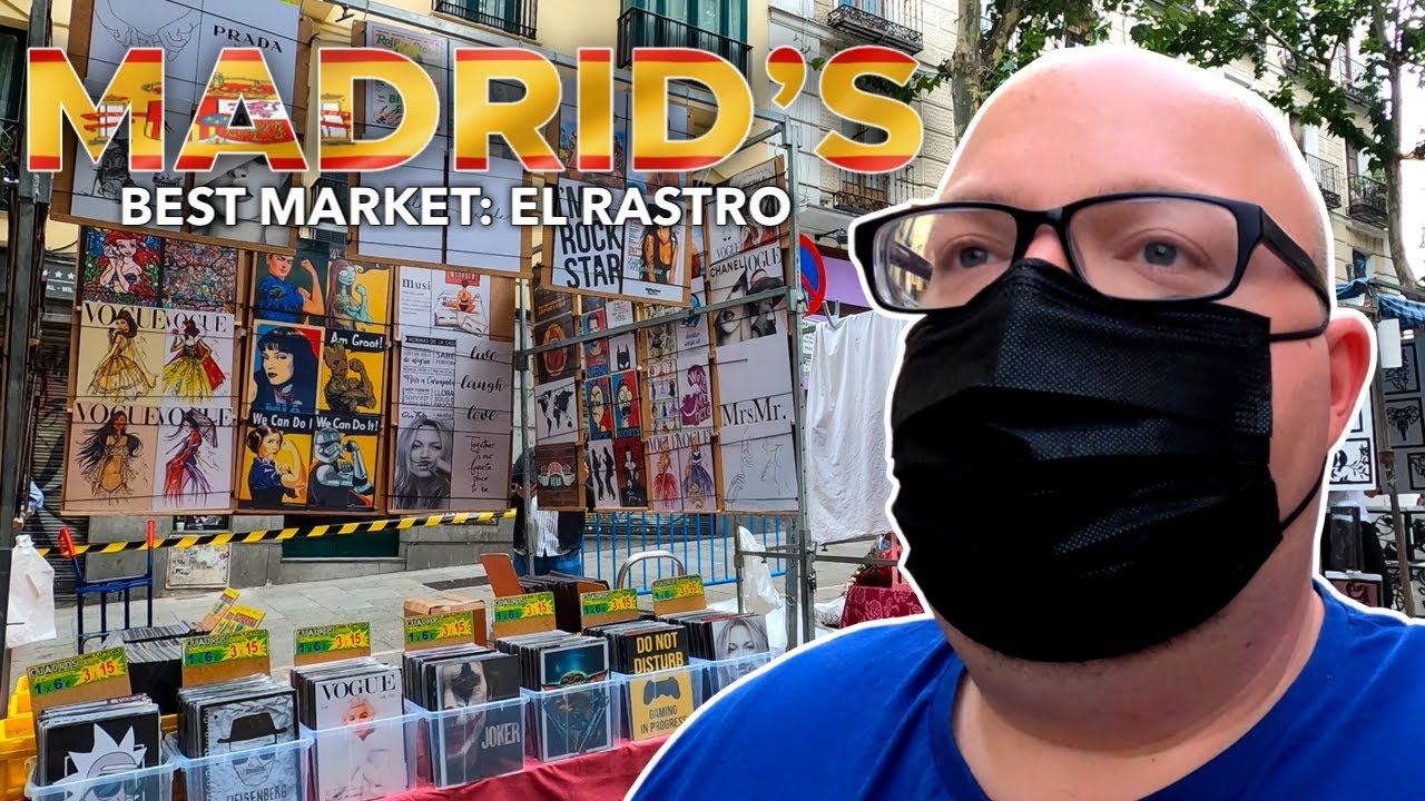 Spain Travel Vlog | El Rastro Flea Market in Madrid