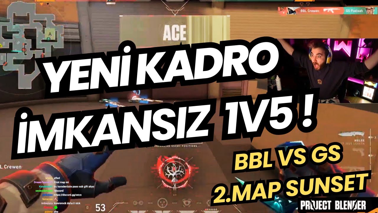 FERİT GÖZÜNDEN BBL YENİ TAKIMIYLA ! BBL VS GS 2.MAP | FORMDA RAKİP | VALORANT PROJECT BLANDER 2025