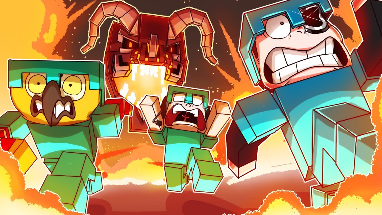 OUR FIRST DUNGEON ENDED IN A RAGE QUIT (SMP Server)