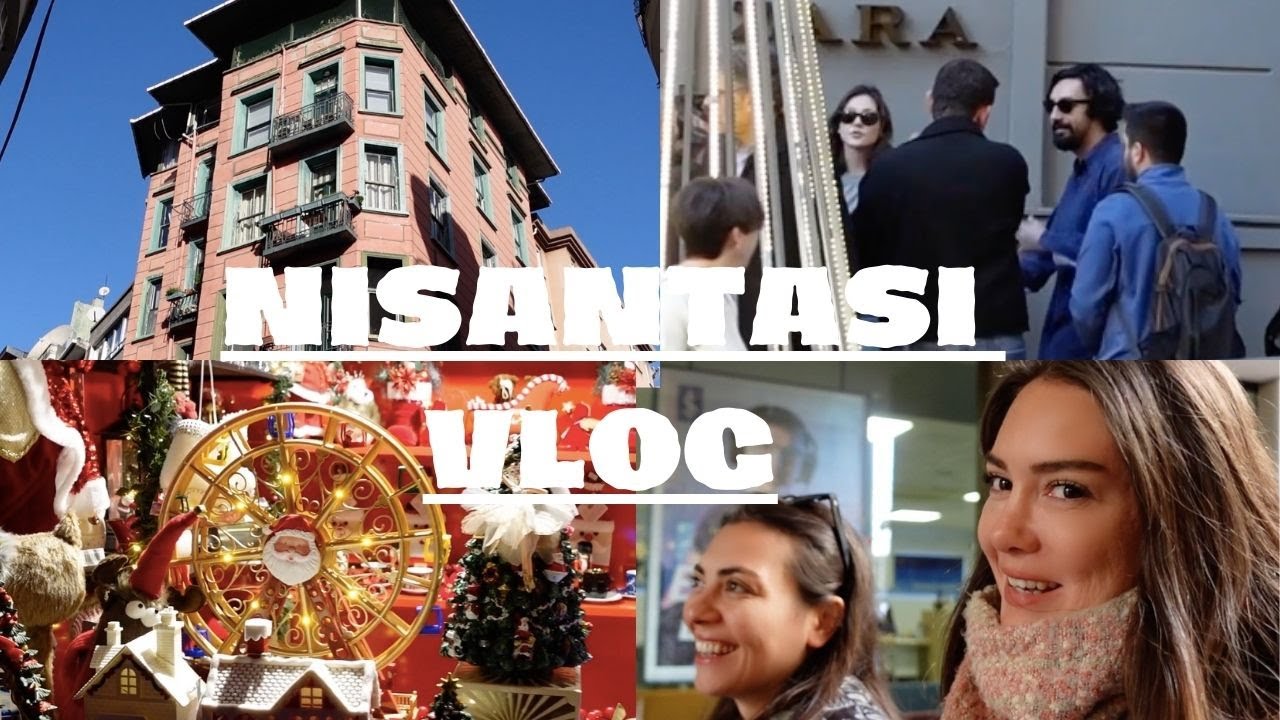 NİŞANTAŞI'NDA BİR GÜN | Avrupa Yakası Dizisi, Alina Boz ve Umut Evirgen, Zorlu Christmas Market Vlog