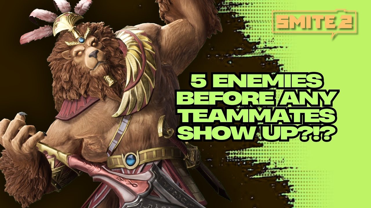 5 врагов ещё до появления товарищей по команде?! SMITE 2 Анхур