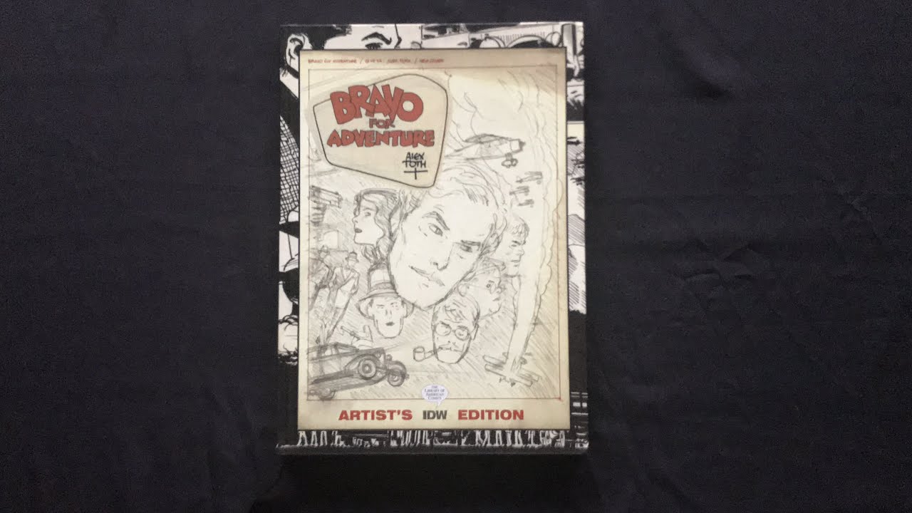 Alex Toth's Bravo for Adventure Artist's Edition from IDW