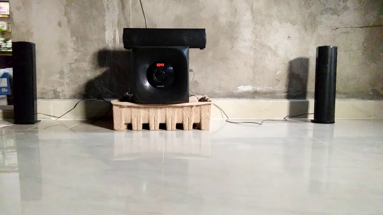 Philips 3.1 mms3160b woofer sound test