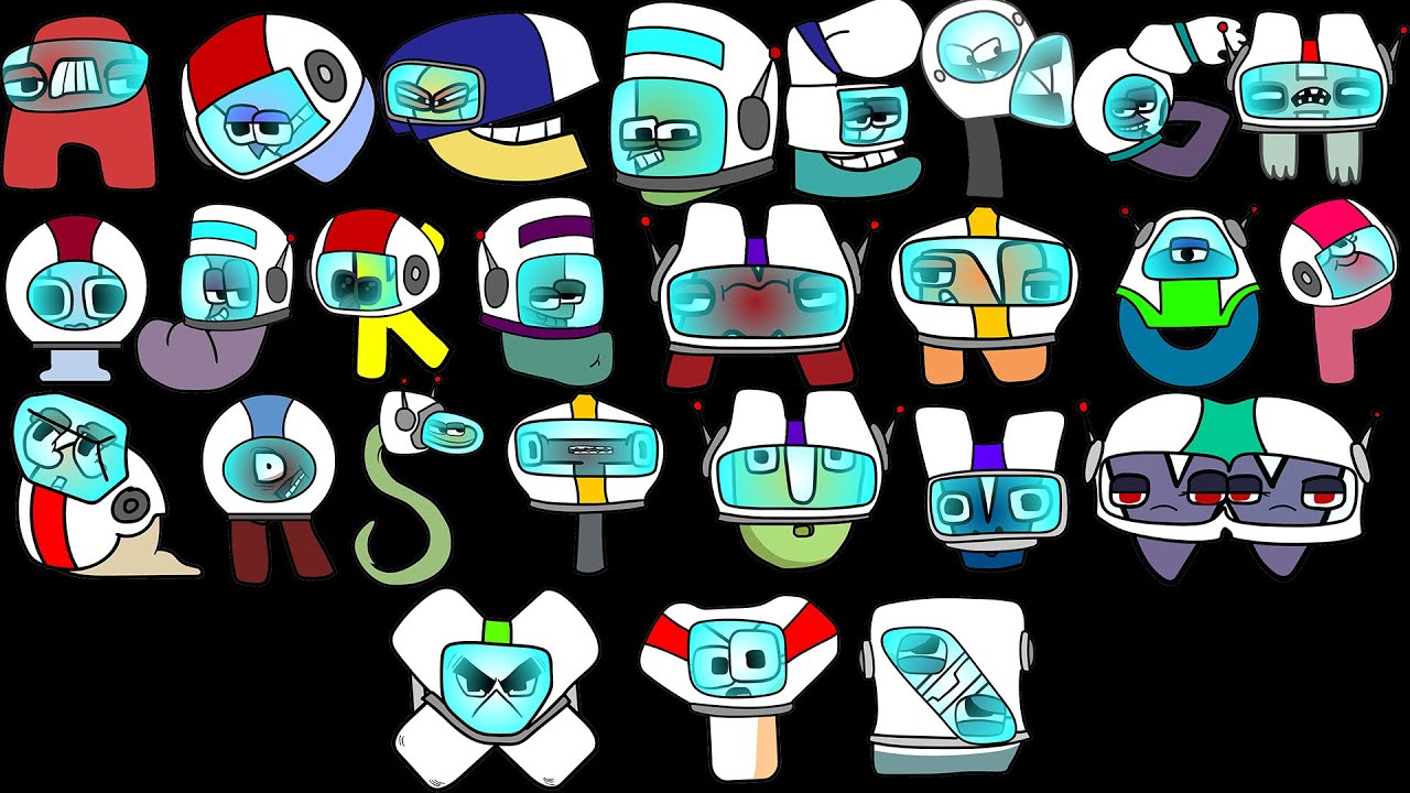Alphabet Reverse toy (All Letter.. FROM O) BUT THEY ALL IN SPACE