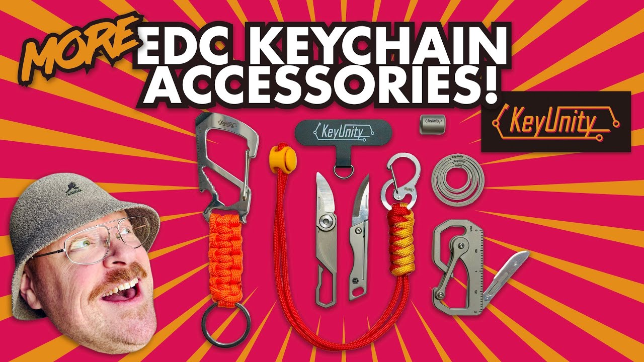 MORE EDC Keychain Accessories from Key Unity!