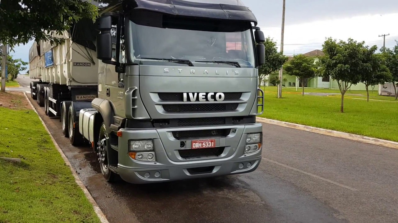 Iveco Stralis Eurotronic 480 com 9 eixo rodotrem caçamba basculante Randon