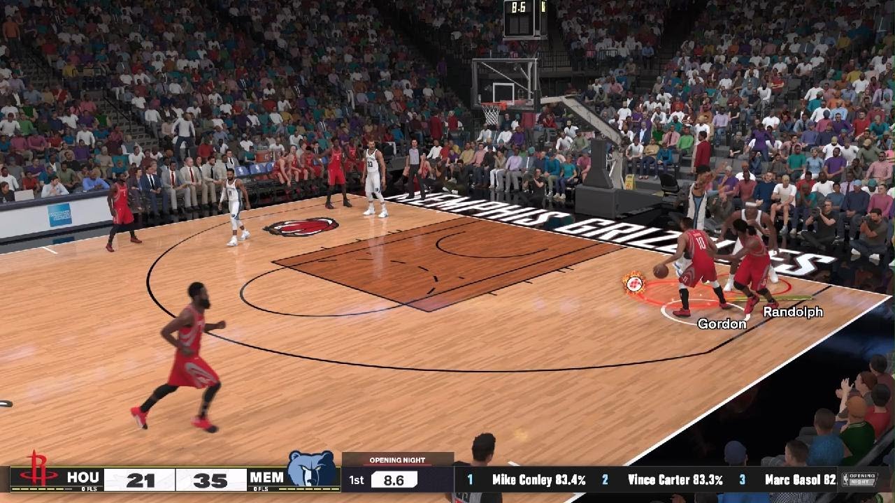 NBA2: Houston Rockets vs Memphis Grizzles 2016