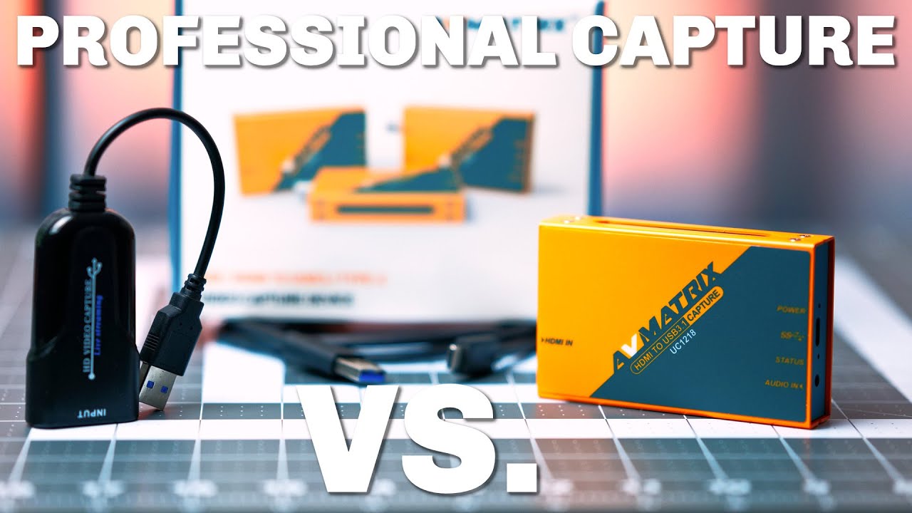 Does PRO HDMI capture matter? AVMATRIX UC1218 Tryout