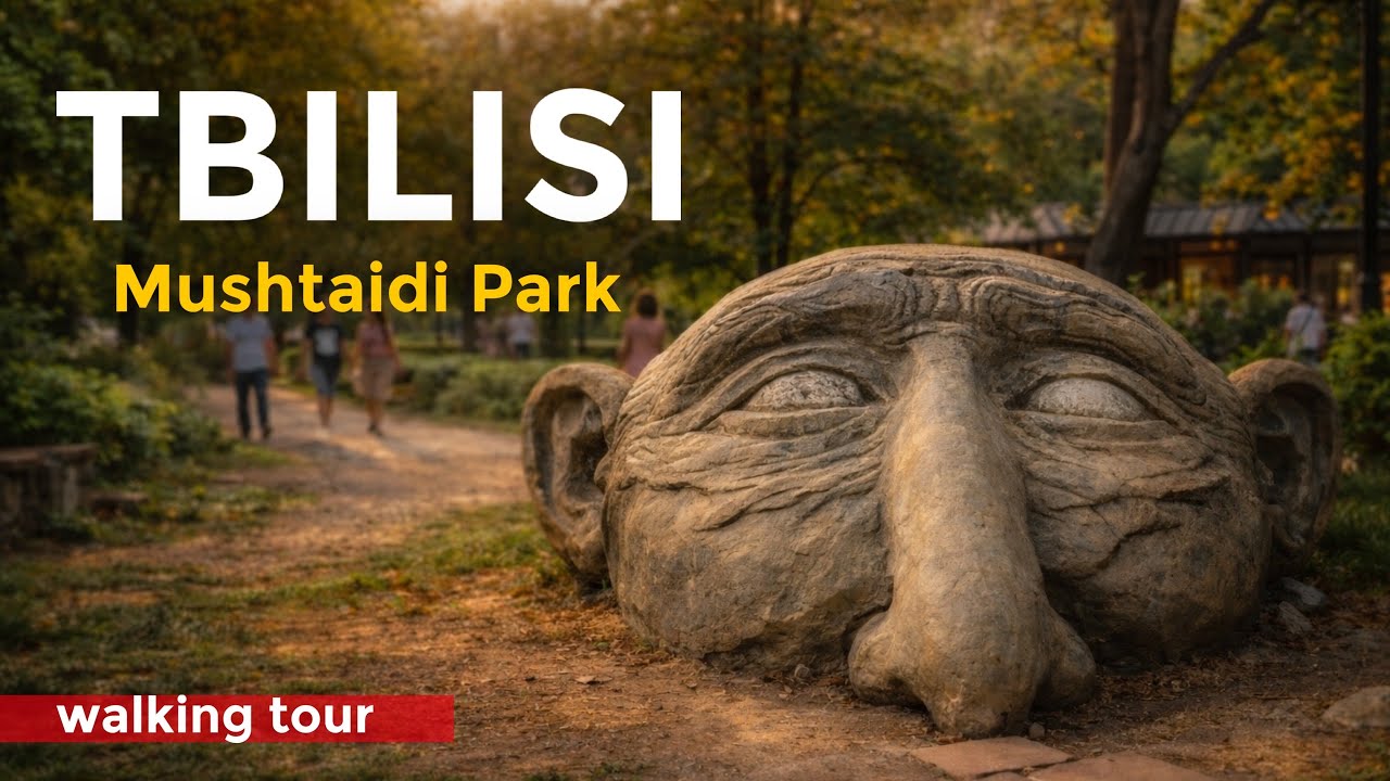 Mushtaid Park Walking Tour | One of the Oldest Parks in Tbilisi🇬🇪