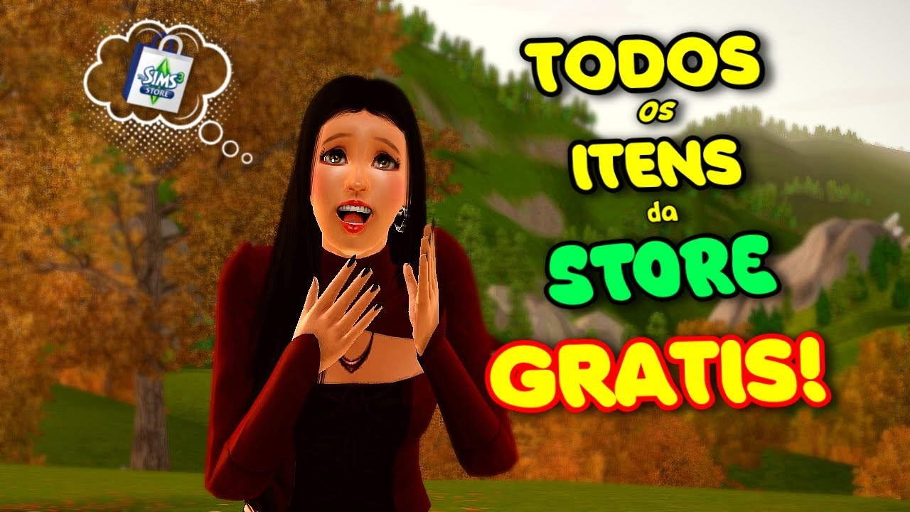 ITENS da STORE DE GRAÇA NO THE SIMS 3 em 2026!!!