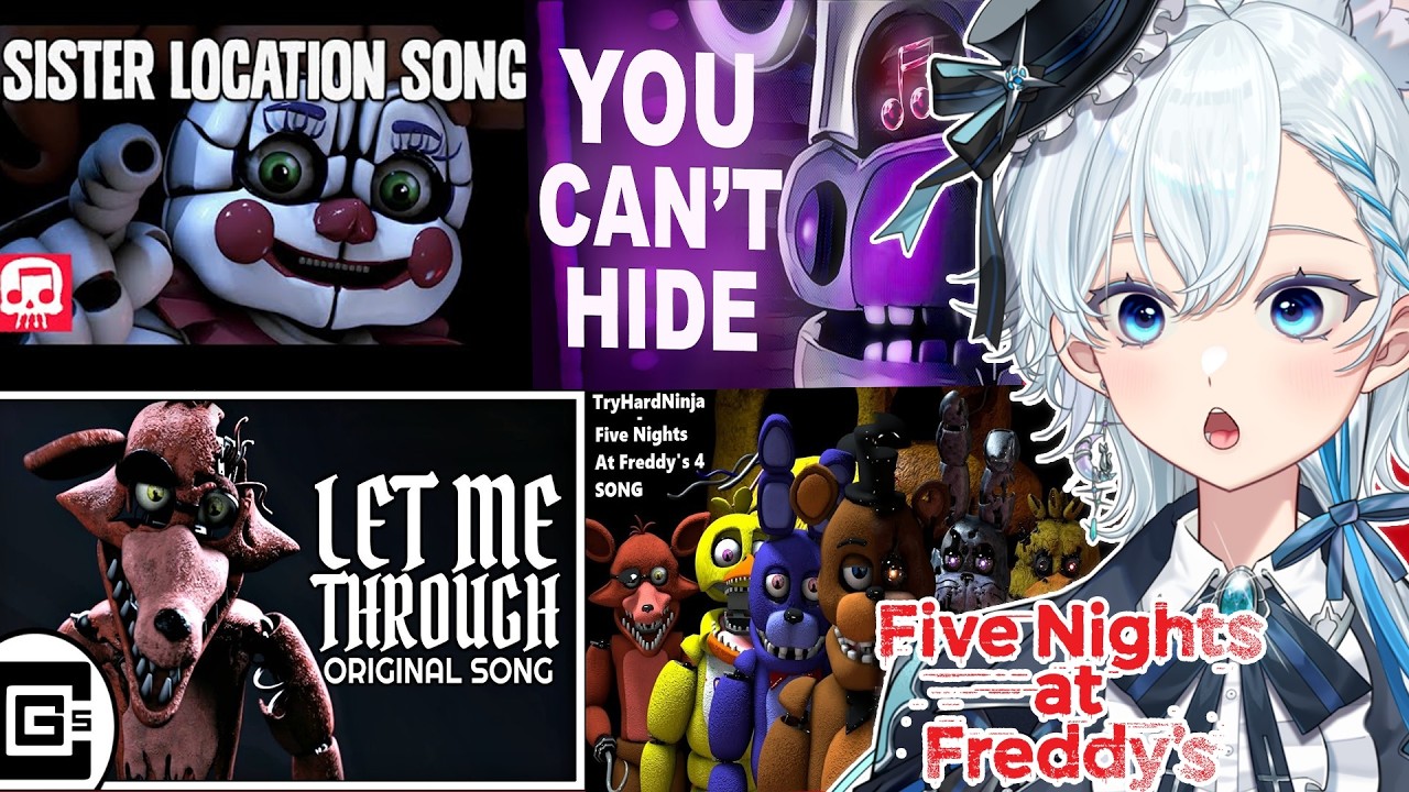 Реакция на первое прослушивание культовой музыки из FNAF (JT Music, CG5, TryHardNinja).