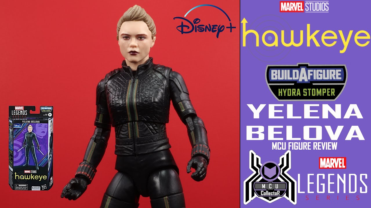 Marvel Legends YELENA BELOVA Hawkeye Disney+ Hydra Stomper BAF Wave MCU Figure Review
