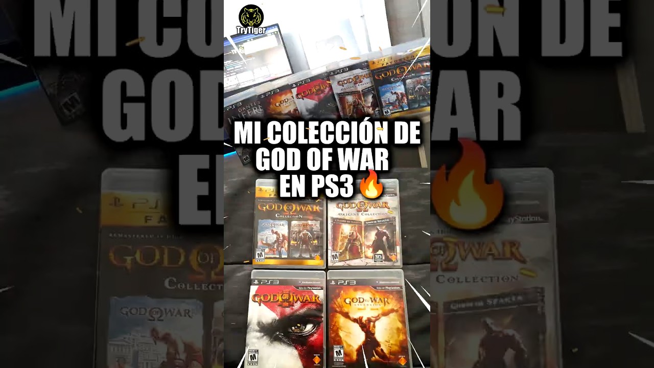 Mi COLECCIÓN de God of War (Saga Griega) en PS3 + Dante's Inferno 🥵🔥 