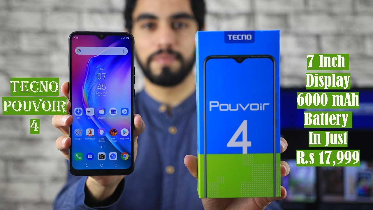 Tecno Pouvoir 4 Unboxing