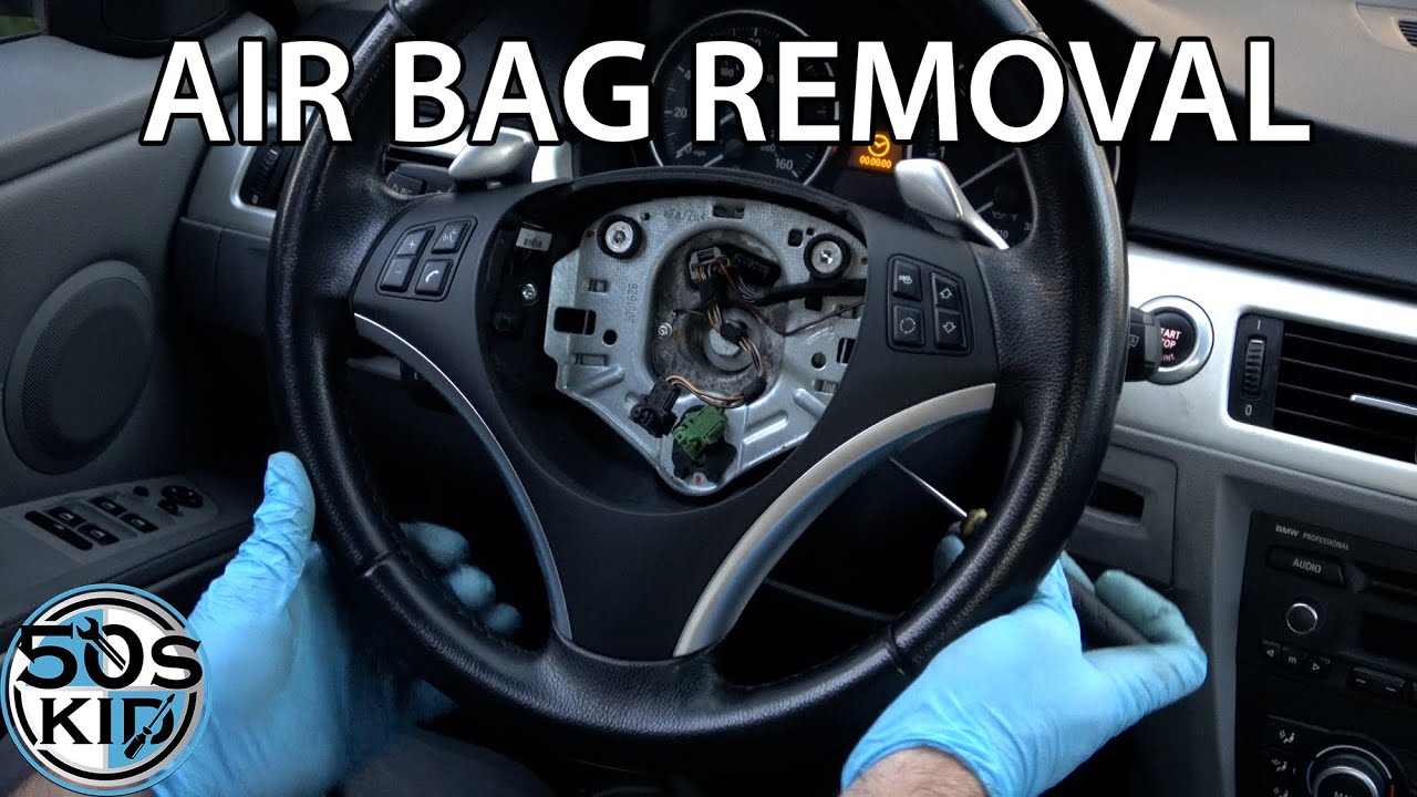 BMW E90 Air Bag Removal DIY - Replace Trim or Change Steering Wheel