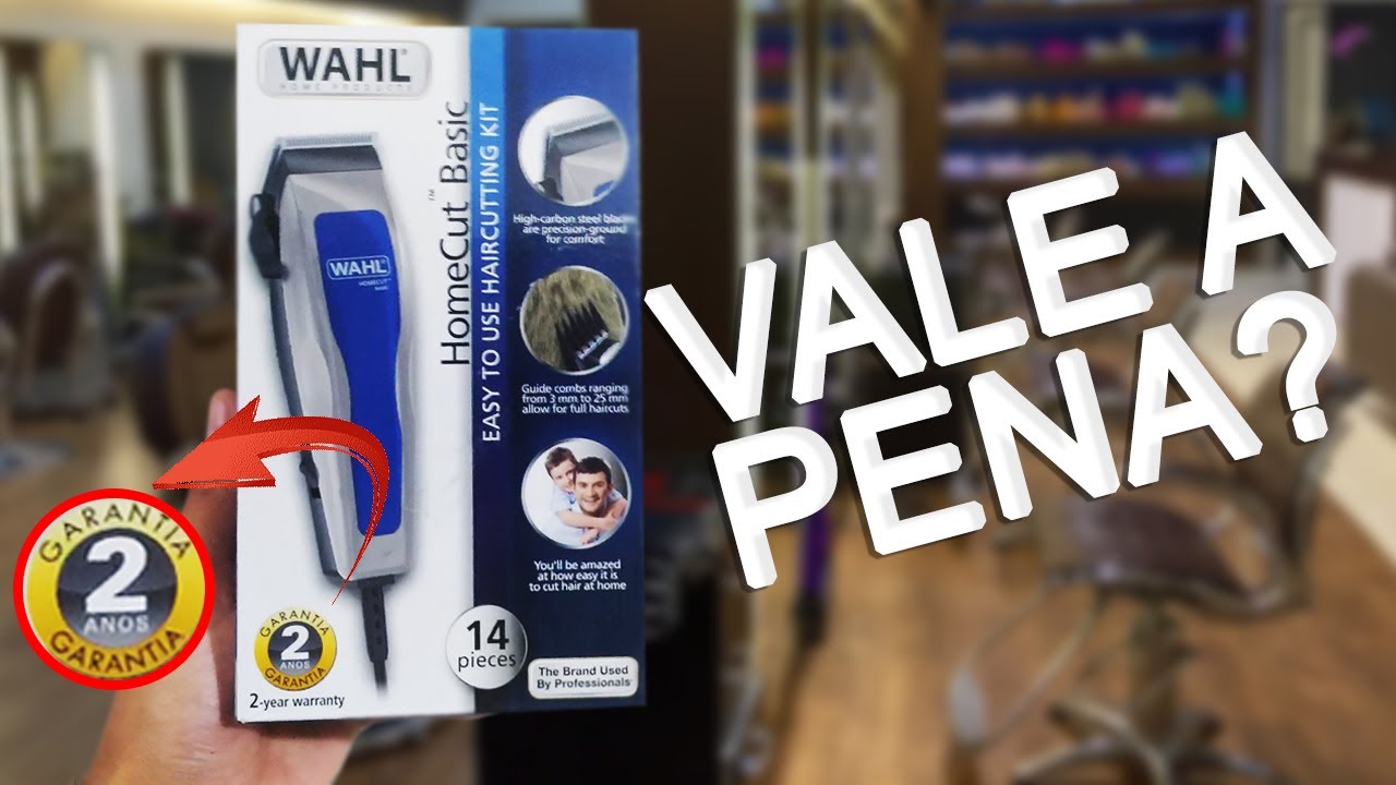 UNBOXING -  Wahl Clipper Home Cut Basic barata para cortar cabelo. Se inscreva no canal.