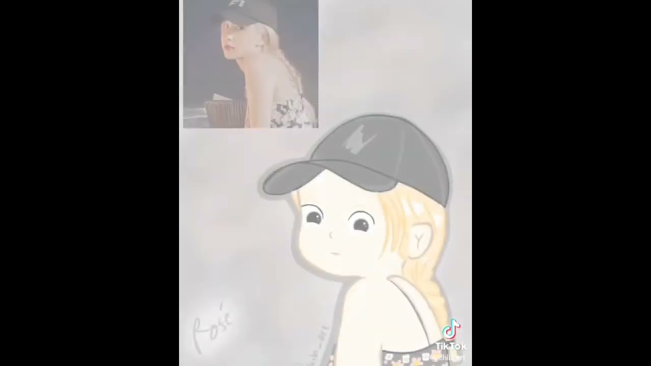 Drawing ROS&Eacute; BLACKPINK (IbisPaintX) | easy drawing chibi art | Beginner #shorts #funny #fyp