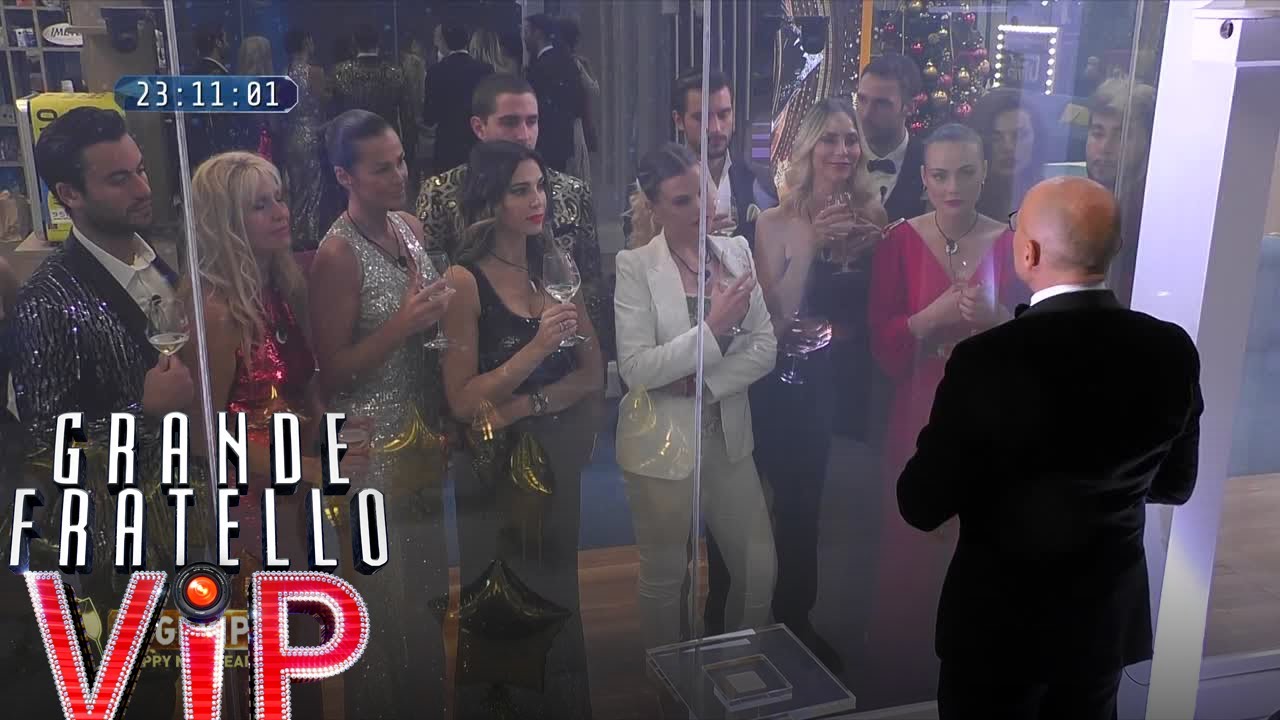 Grande Fratello Vip - Il brindisi di fine anno di Alfonso Signorini