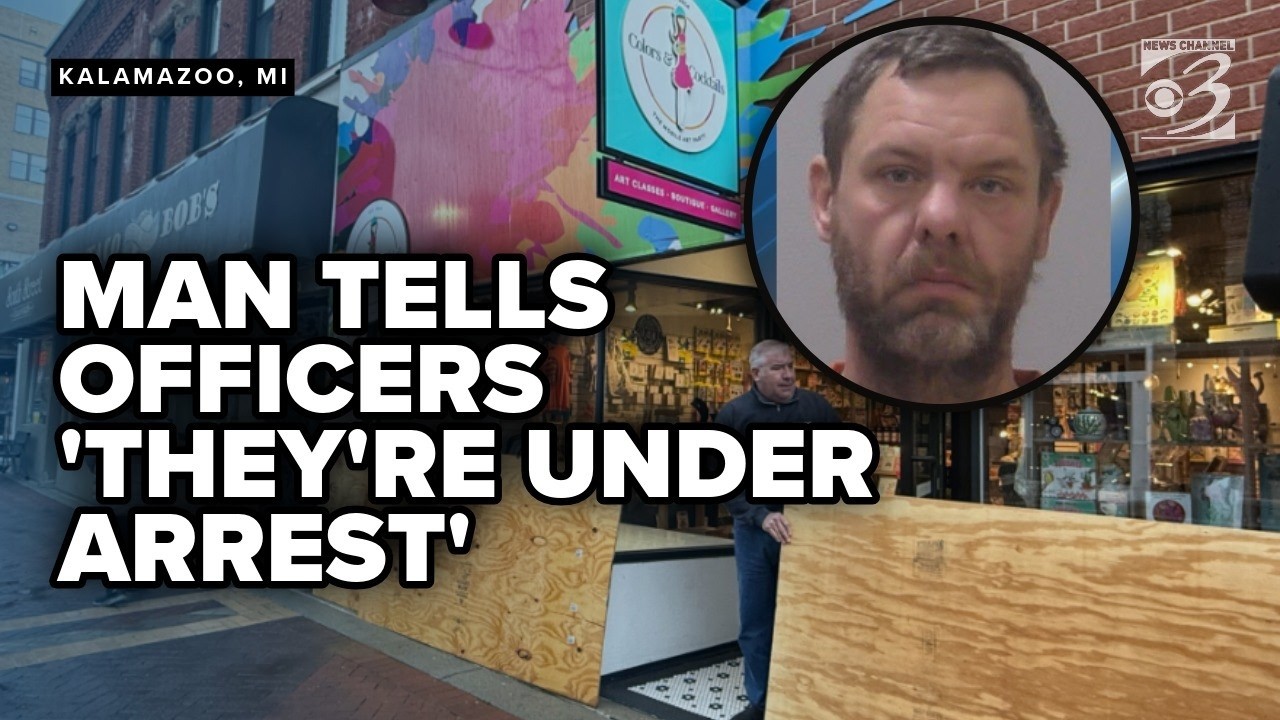 DOWNTOWN DESTRUCTION | Man admits to vandalizing Kalamazoo storefronts