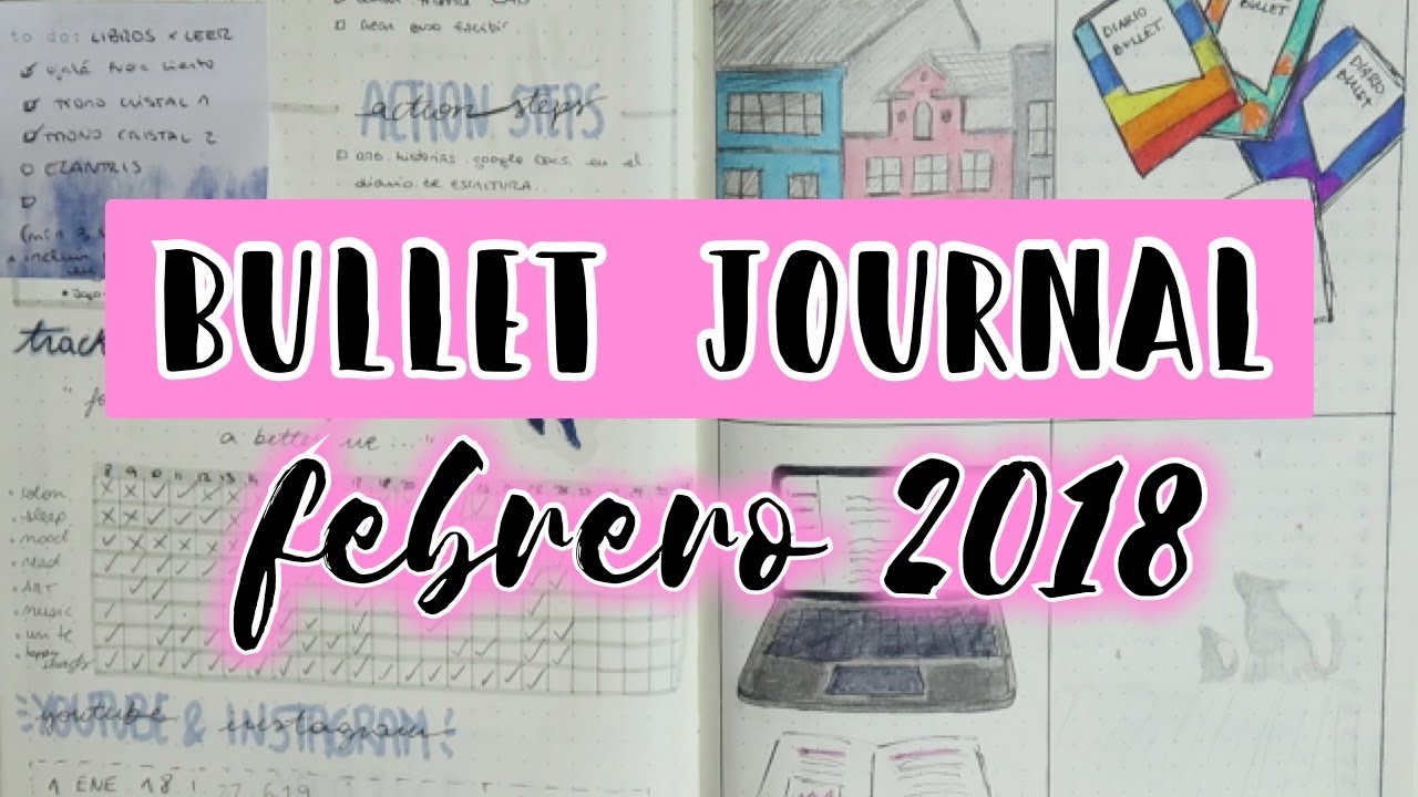 Bullet Journal · Diario Bullet FEBRERO 2018 · PLAN WITH ME  | Christine Hug