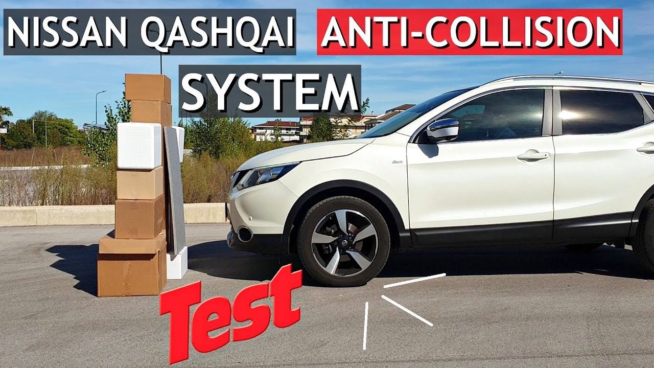 NISSAN QASHQAI TEST Frenata Automatica Anticollisione | Automatic Emergency Braking