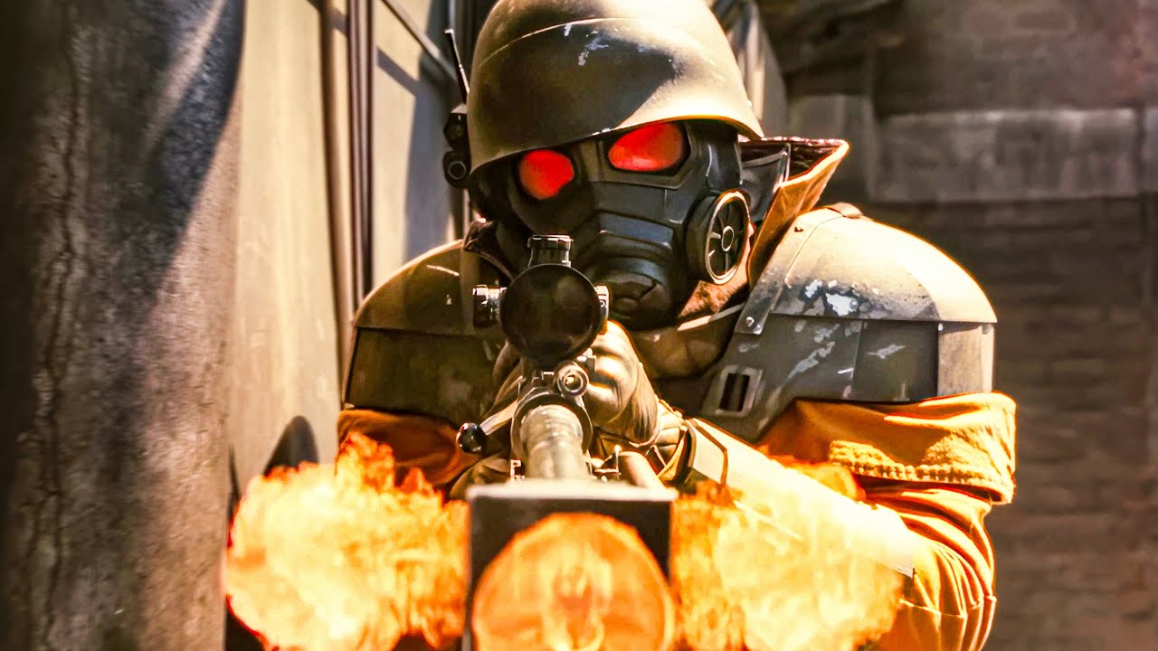 NCR Soldier Destroys Deathclaw | Fallout Season 2 (Aaron Moten)