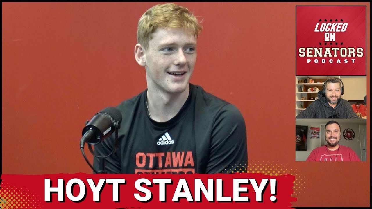 Ottawa Senators Prospect Hoyt Stanley Shares Draft Day Memories LIVE From Sens Dev Camp