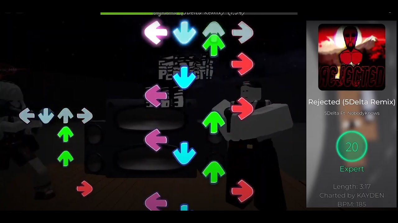 [기본적으로 FNF 리믹스] 하루나님이 해달라 했던거 / Rejected (5Delta Remix)