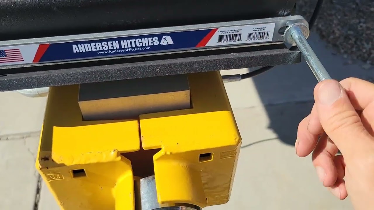 Andersen Hitch Lockout Kit for 2024 Cougar Sport Road Armor "Rota-Flex" Style Pinboxes (Part 2)