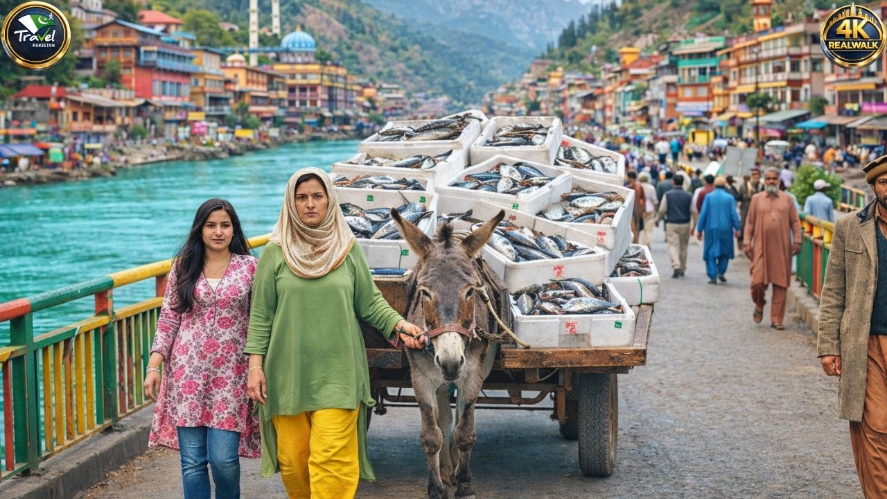 4K HDR Walking Tour of INSANE FISH Market Pakistan 🇵🇰