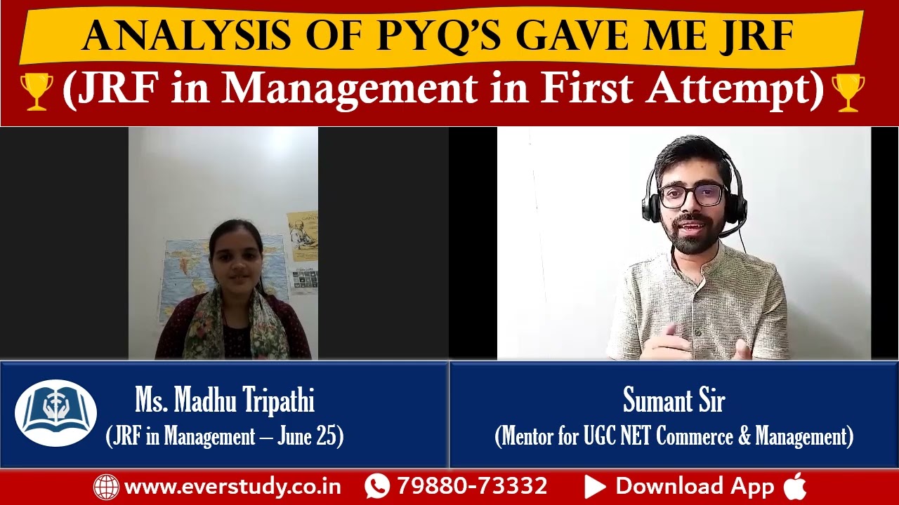 Interview with Topper Madhu Tripathi | JRF in June 2025 | UGC NET Commerce