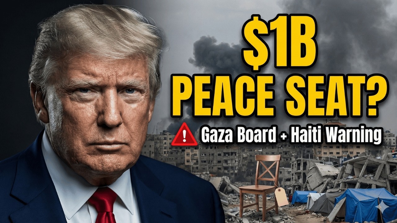 🕊️ Совет мира Трампа: места за 1 миллиард долларов, управление в Газе и предупреждение IHRC Гаити...