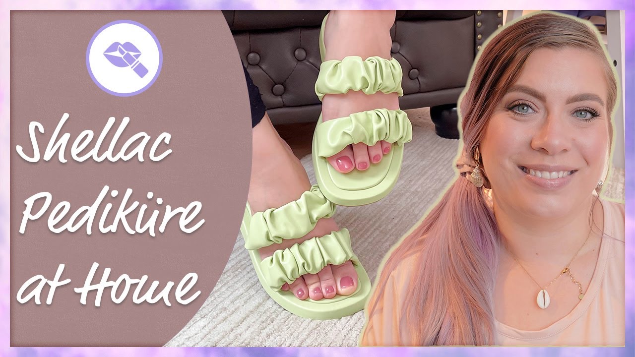 LED Nagellack Pediküre selbst gemacht 💅 Fußpflege Routine für den Herbst