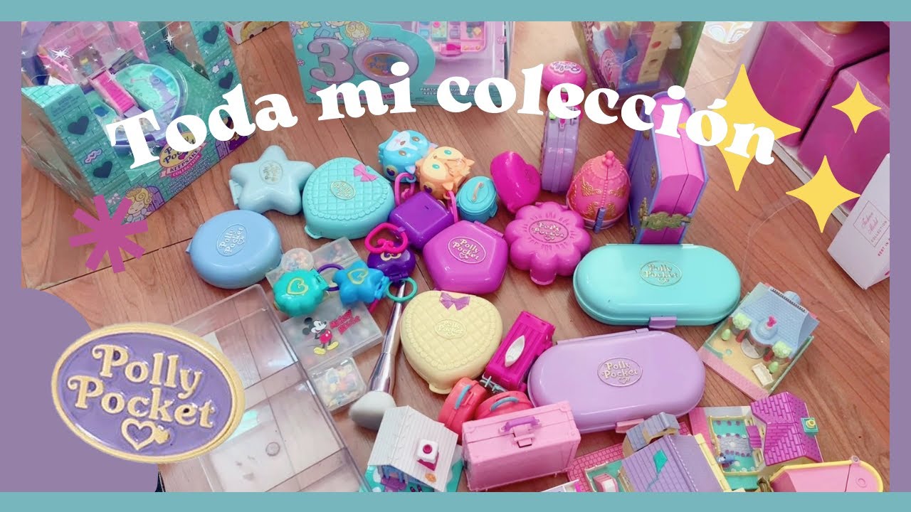 ⭐ Toda mi colección de Polly Pocket Vintage | Limpiando y organizando mis sets