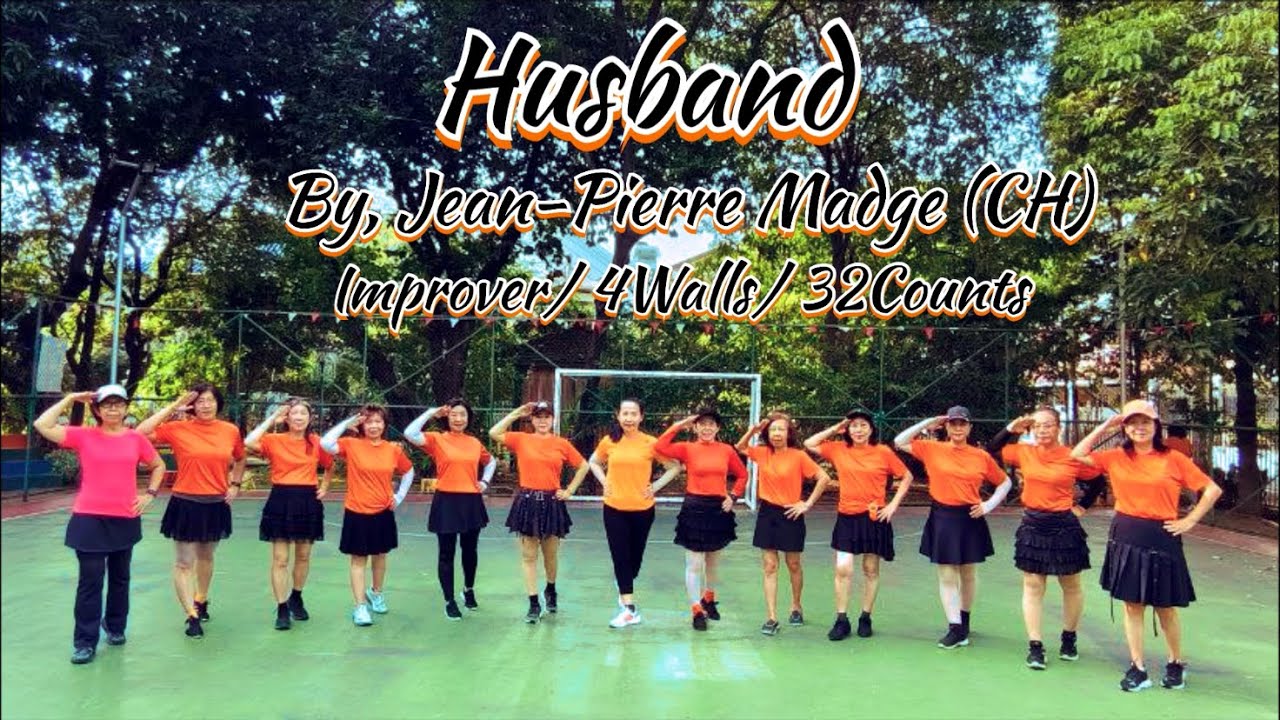 Husband Line Dance. Choreo by, Jean-Pierre Madge (CH). #kenangaladies 