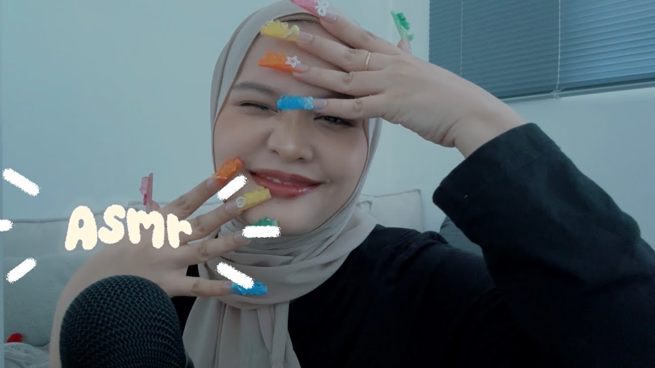 ASMR at 100% Sensitivity whispering (Long Nail Trigger) Malaysia