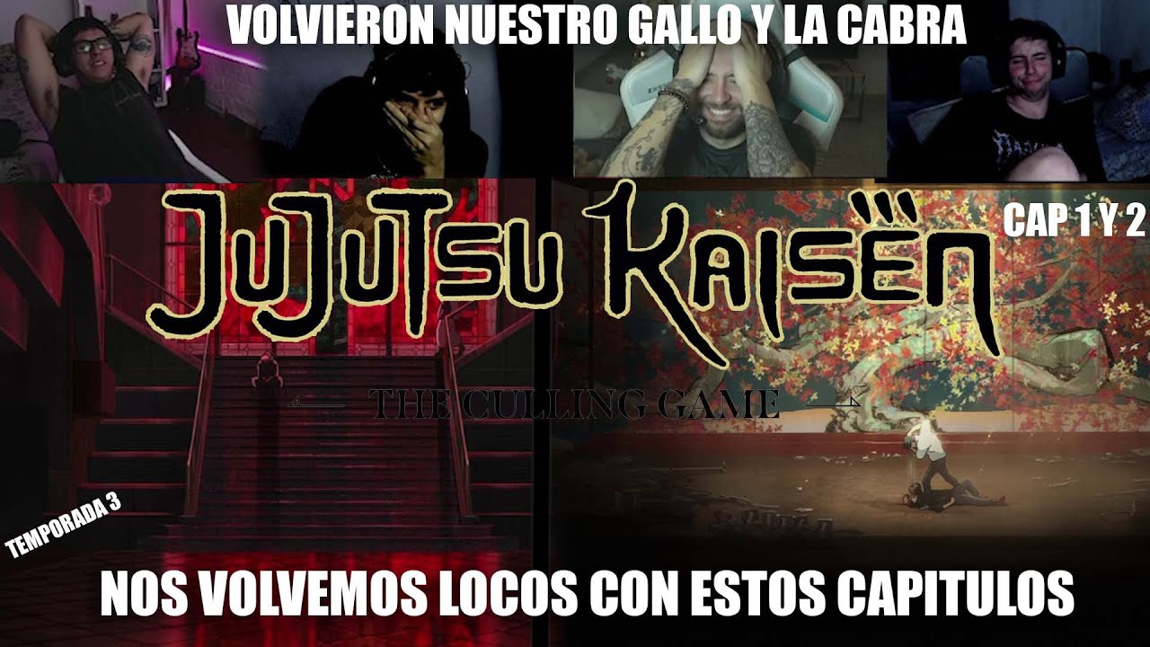 VOLVIO JUJUTSU DEIDAD KAISEN! nuestro gallo 🐓 y la cabra 🐐 JUJUTSU KAISEN TEMP 3 CAP 1 Y 2 HAICREW