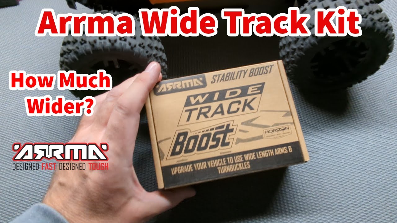 Arrma Granite Wide Track Boost Kit Install...How Much Wider Is It?